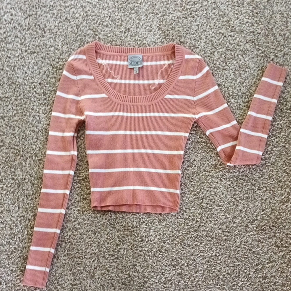 The Slope Brooklyn NY Women's Cropped Belly Sweater